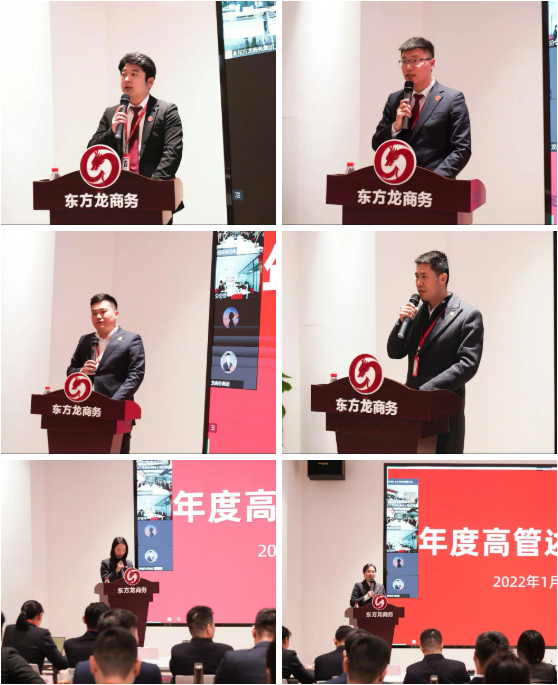 東方龍商務(wù)集團成功舉行2021年度高管述職暨360考核測評會議